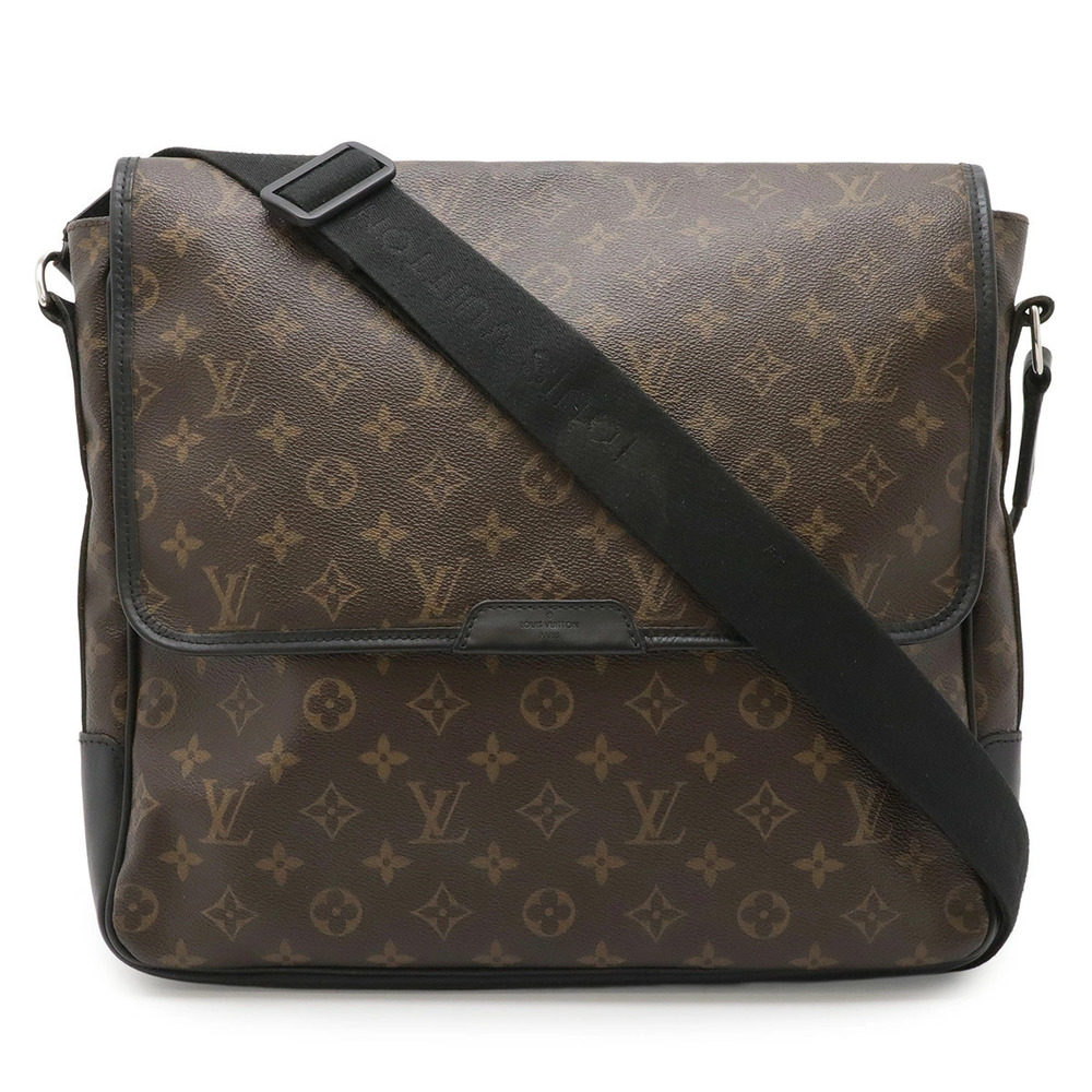 LOUIS VUITTON Monogram Macassar Brown Bass Messenger Crossbody